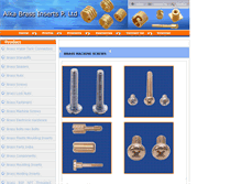 Tablet Screenshot of brass-machine-screws.alka-brass-inserts.com