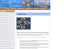 Tablet Screenshot of brass-lock-nuts.alka-brass-inserts.com