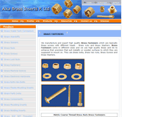 Tablet Screenshot of brass-fasteners.alka-brass-inserts.com