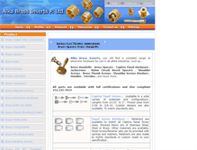Tablet Screenshot of brass-electronic-hardware.alka-brass-inserts.com
