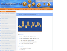 Tablet Screenshot of brass-plastic-moulding-inserts.alka-brass-inserts.com